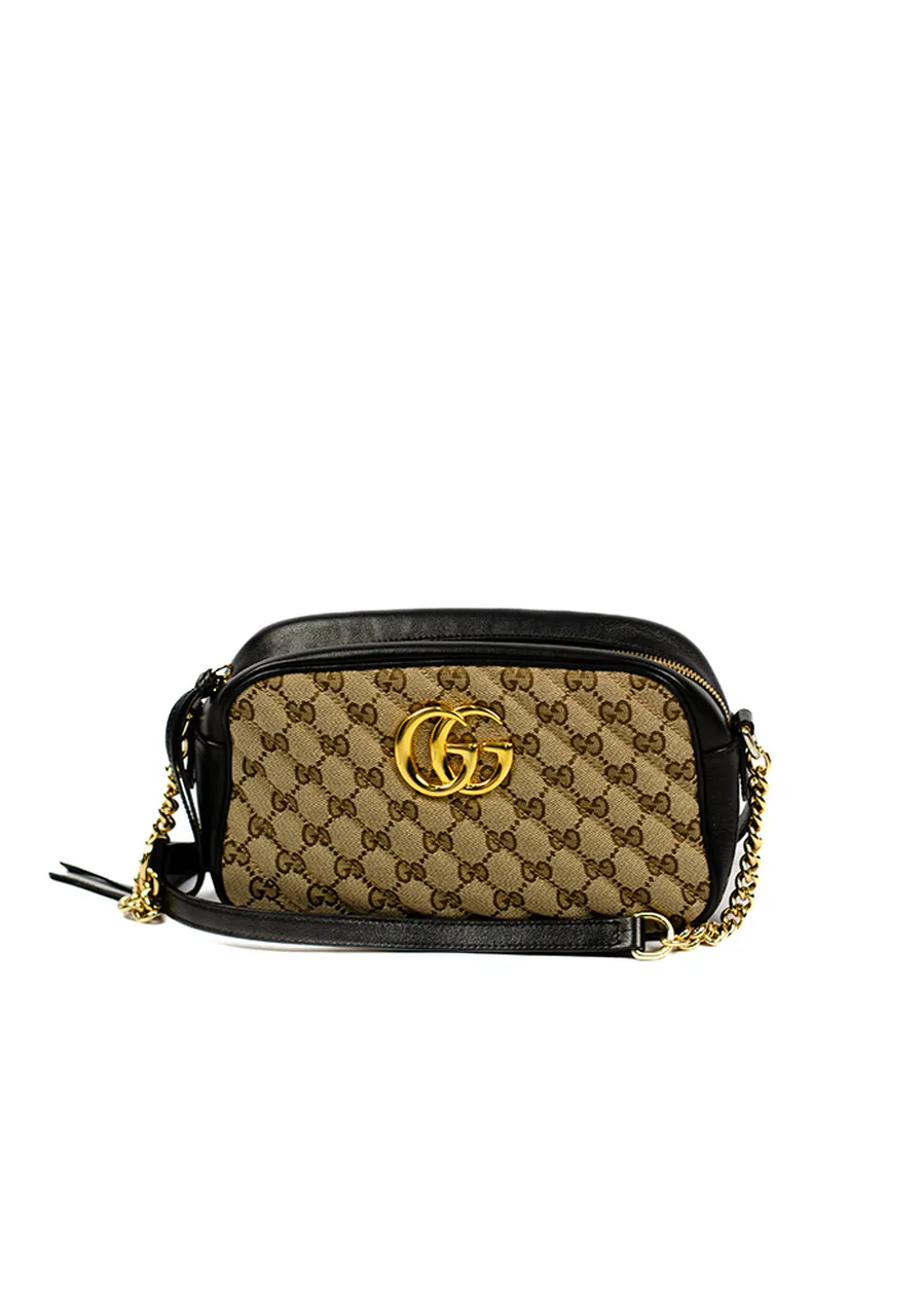 Gucci GG Small  Marmont Chain Shoulder 
