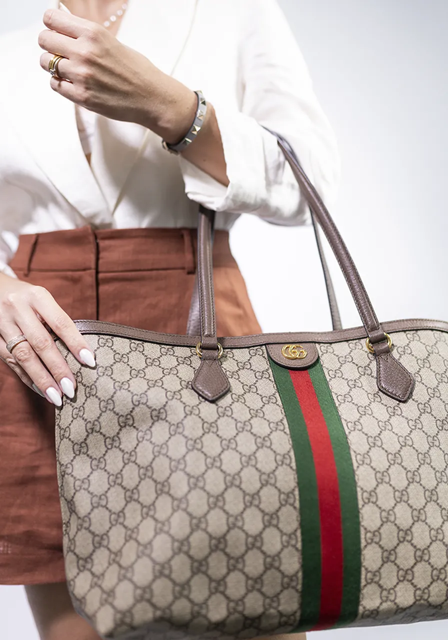 Gucci GG Supreme Medium Ophidia Shopping