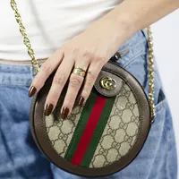 Gucci GG Supreme Ophidia Mini Round  - imagem 3