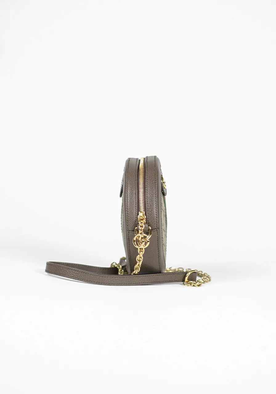 Gucci GG Supreme Ophidia Mini Round 