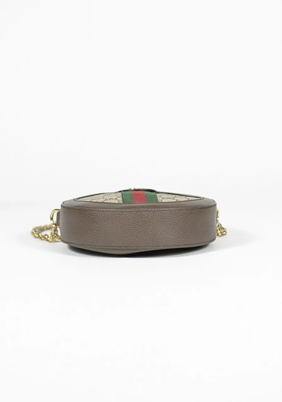 Gucci GG Supreme Ophidia Mini Round 