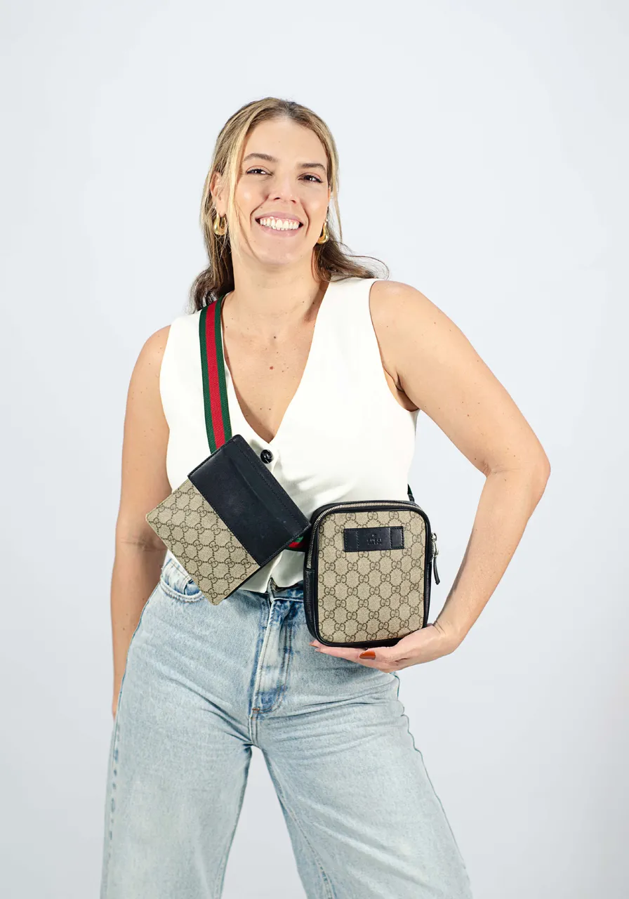 Gucci GG Supreme Monogram Web Belt Bags