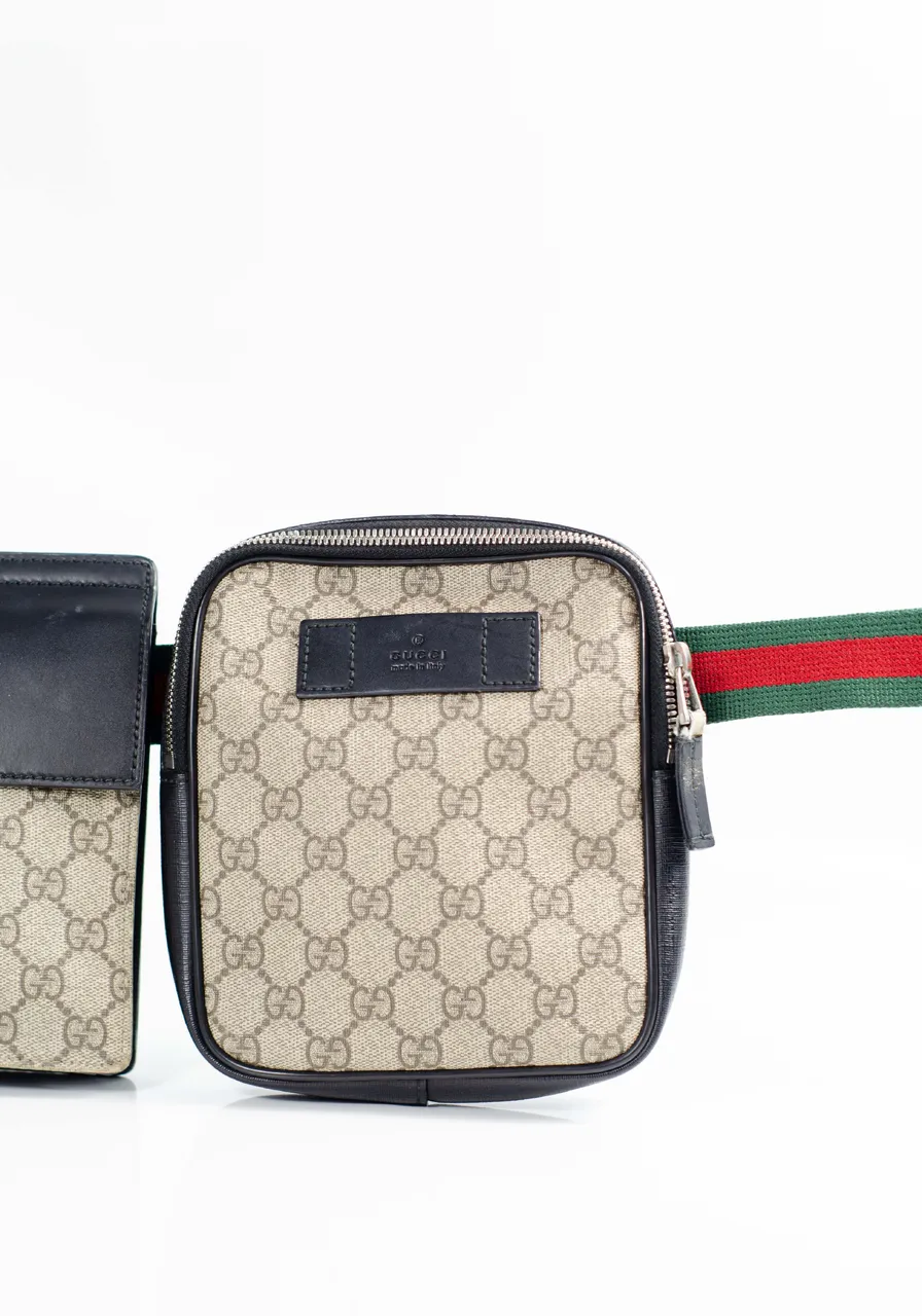 Gucci GG Supreme Monogram Web Belt Bags