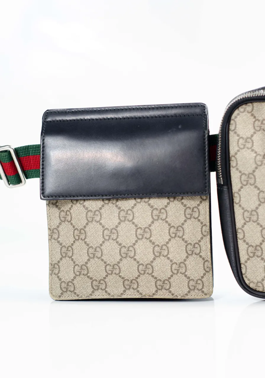 Gucci GG Supreme Monogram Web Belt Bags