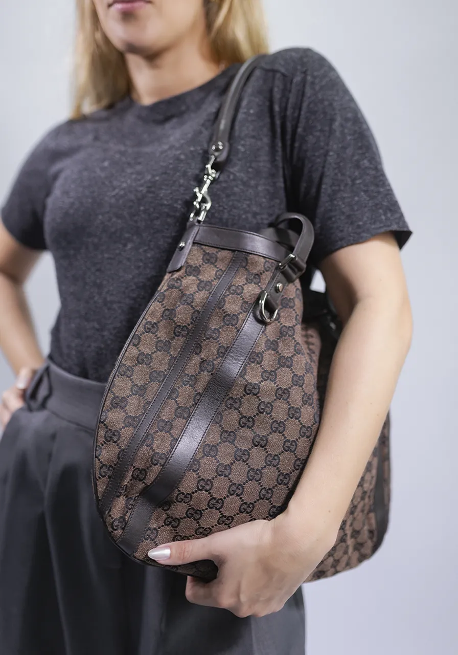 Gucci Hobbo Abbey Medium GG Monograma 