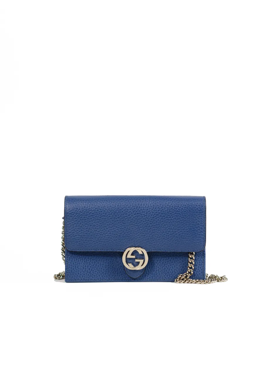 Gucci Interlocking Azul 