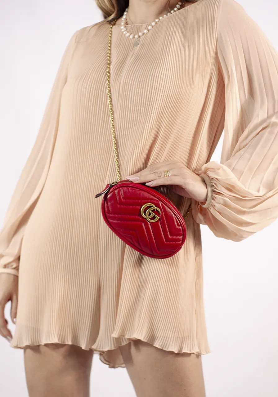 Gucci Marmont Pochete Belt Bag 