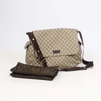 Gucci Kids Bolsa Maternidade GG Plus - imagem 9