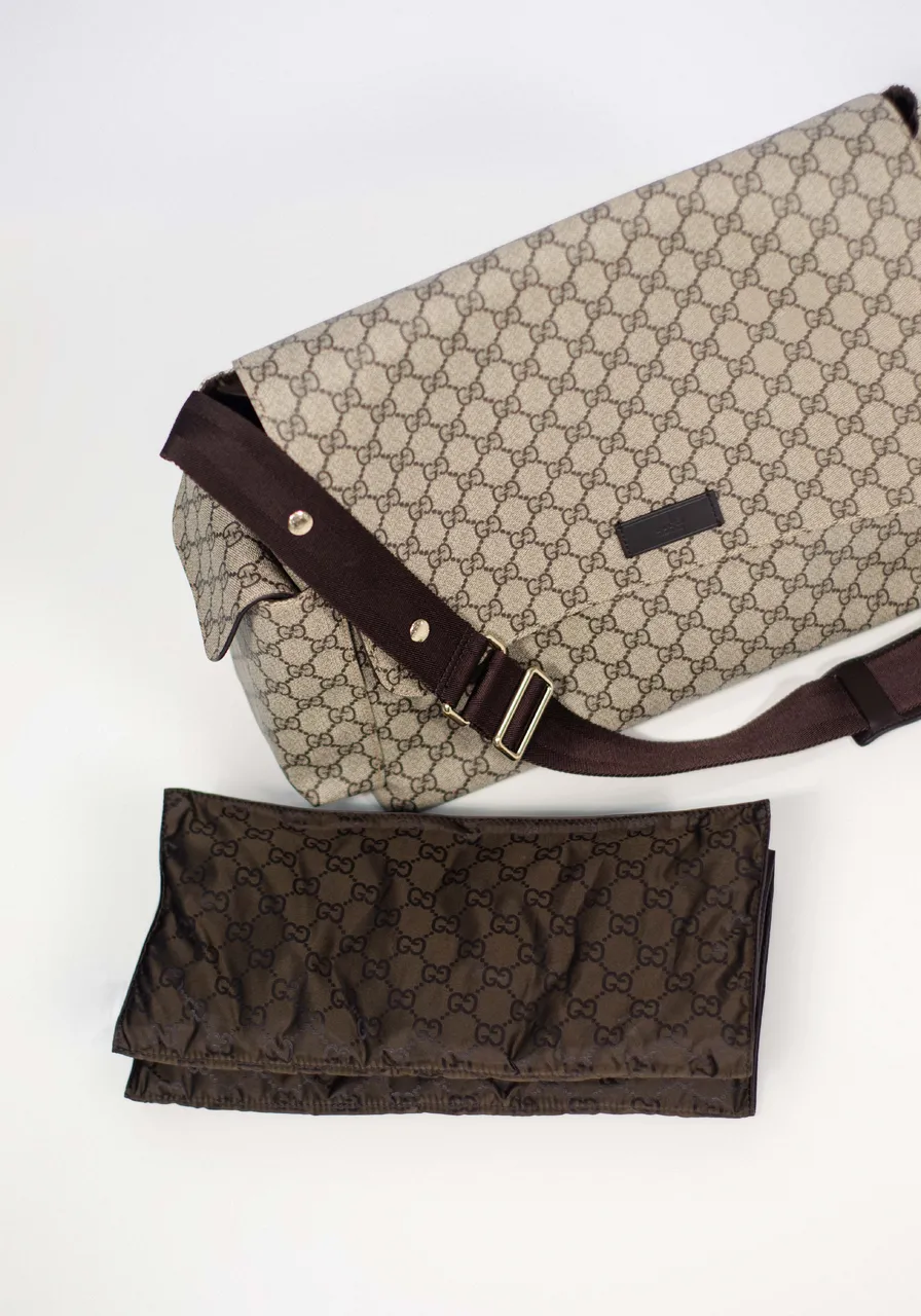 Gucci Kids Bolsa Maternidade GG Plus