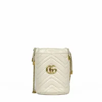 Gucci Mini GG Marmont Bucket  - imagem 1