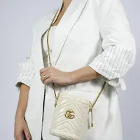 Gucci Mini GG Marmont Bucket  - imagem 3
