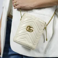 Gucci Mini GG Marmont Bucket  - imagem 4