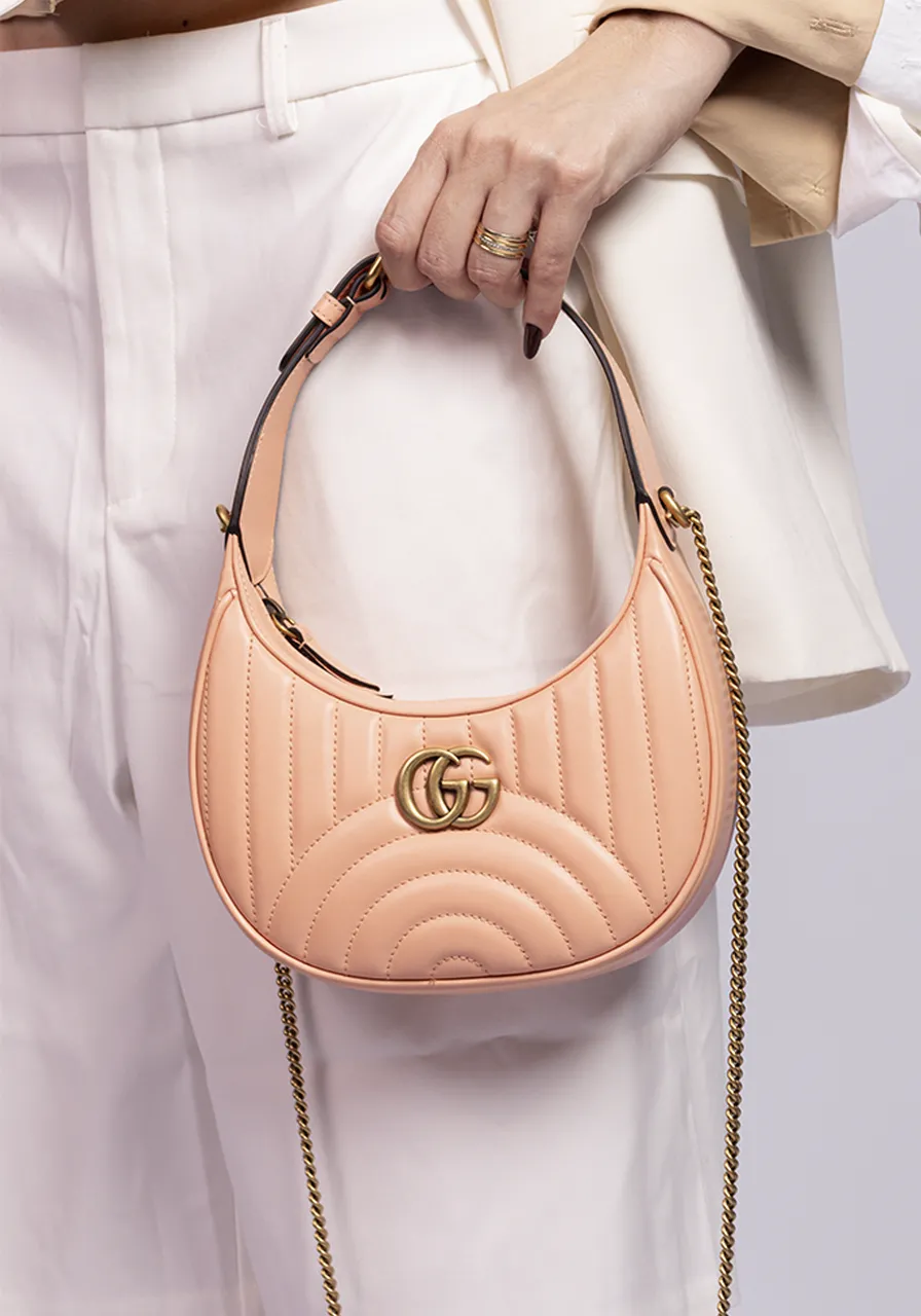 Gucci Mini Marmont Half-Moon 