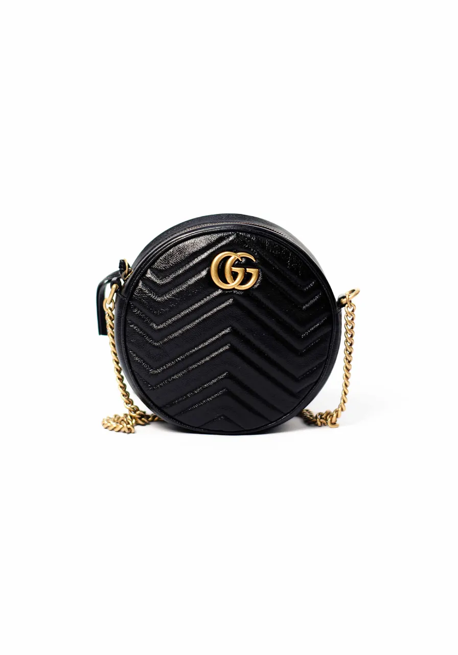 Gucci GG Marmont Mini Round Bag
