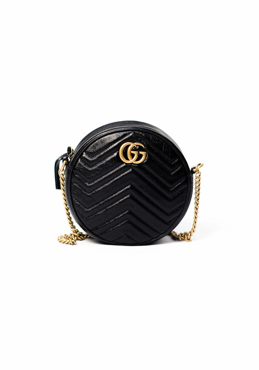 Gucci GG Marmont Mini Round Bag