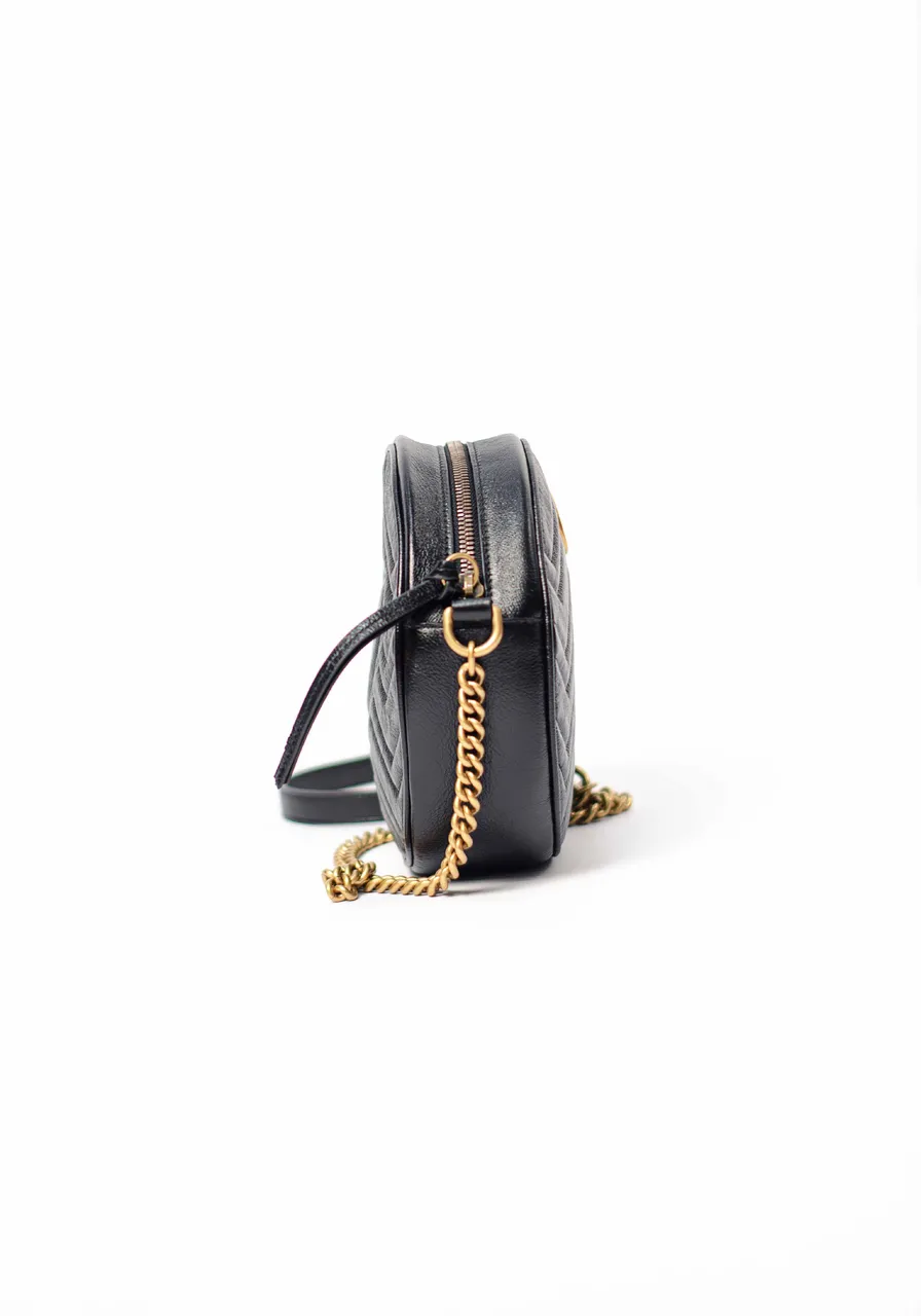 Gucci GG Marmont Mini Round Bag