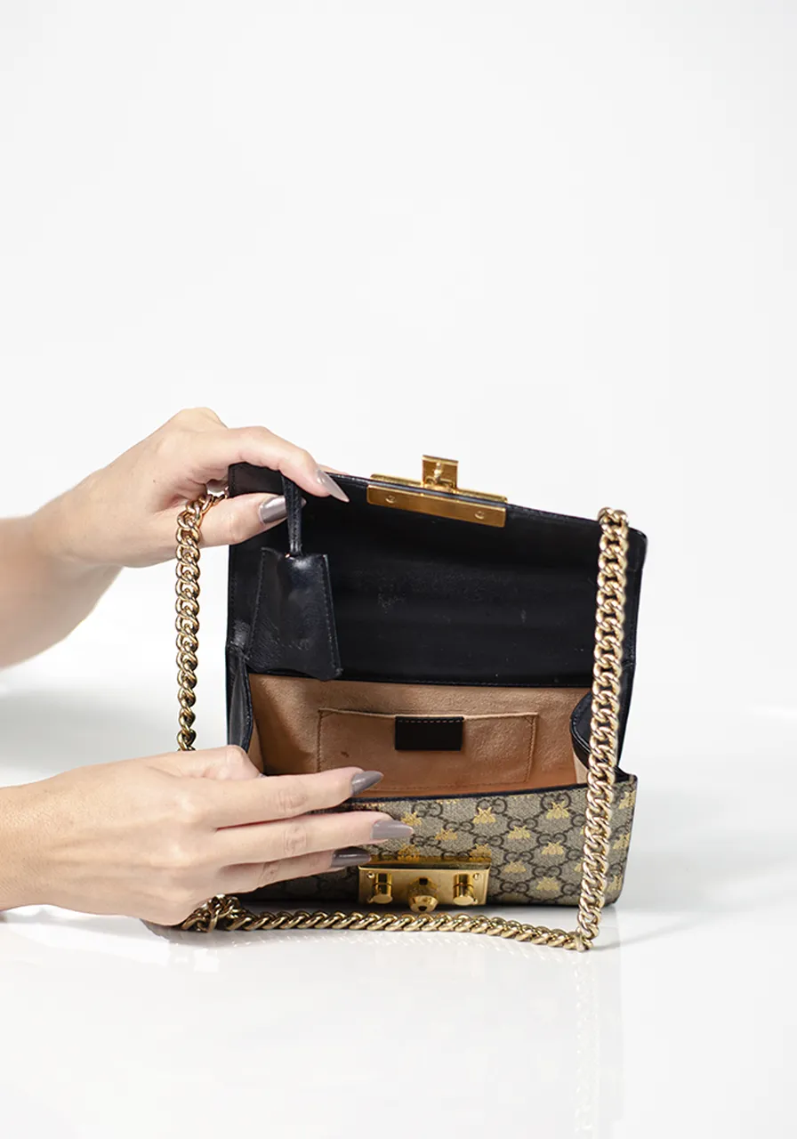 Gucci Padlock Bee GG 