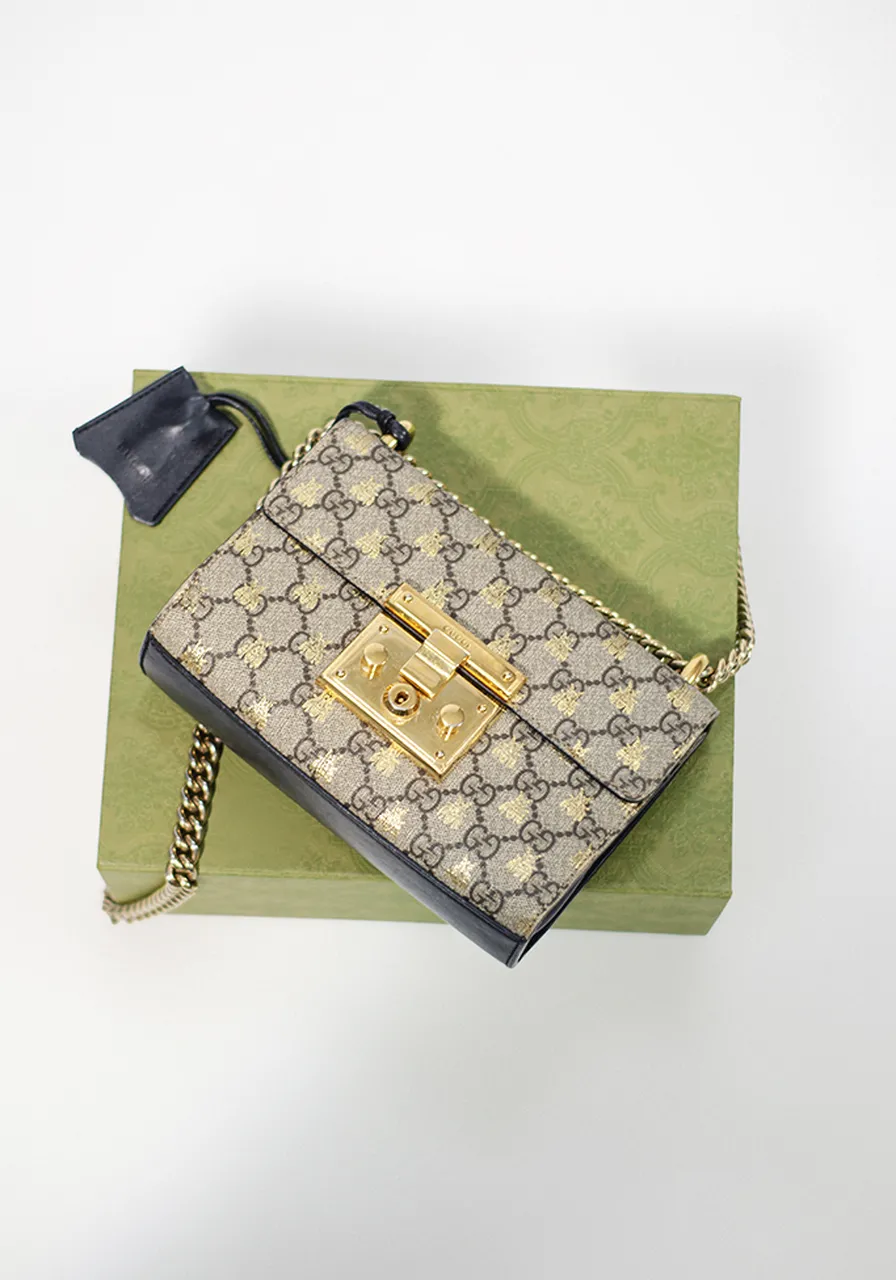 Gucci Padlock Bee GG 