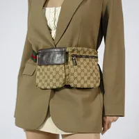 Gucci Pochete GG Canvas Double Belt  - imagem 2
