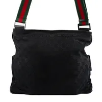 Gucci Bag Double Pocket Preta - imagem 5
