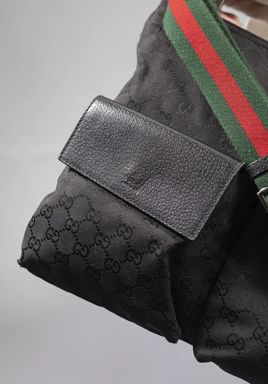 Gucci Bag Double Pocket Preta
