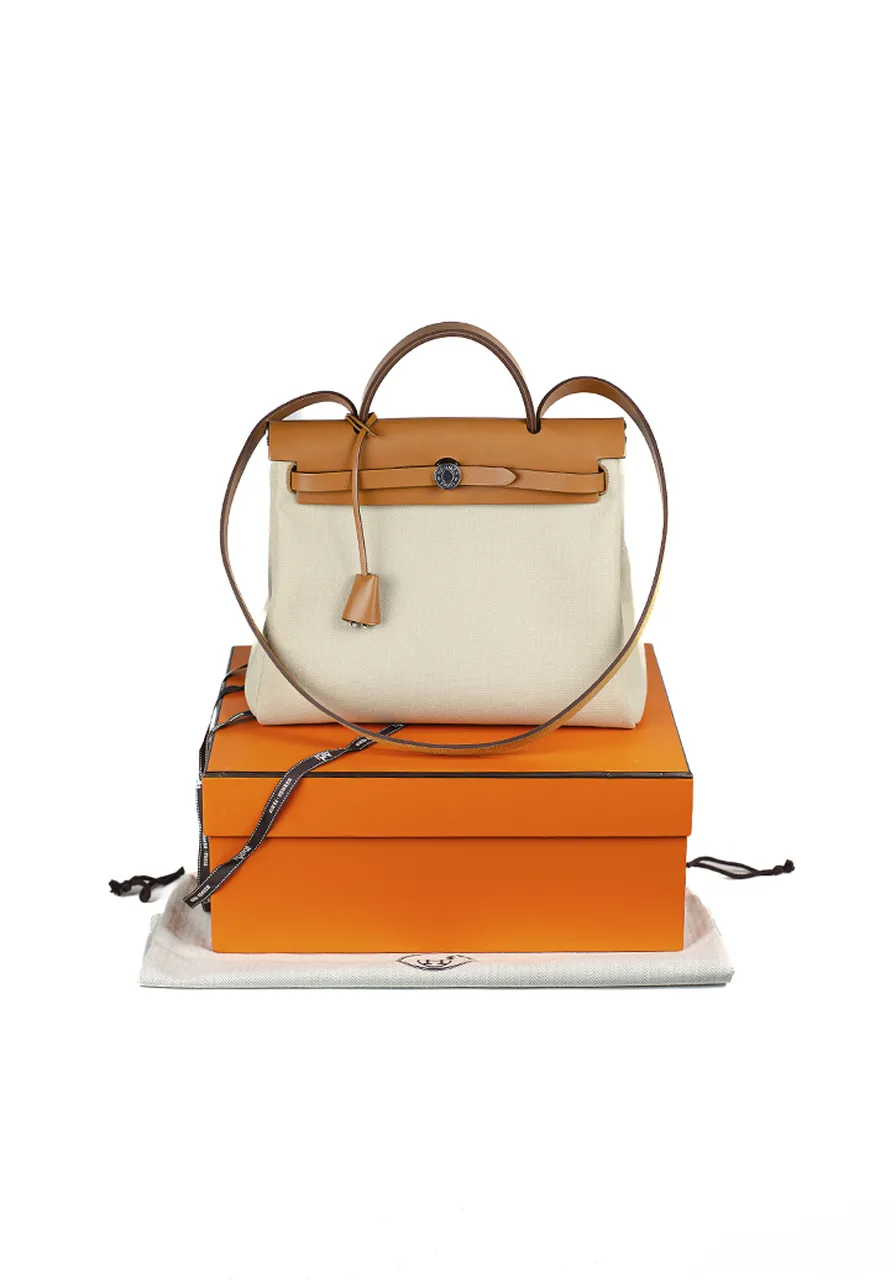 Hermès Toile Herbag Zip 31