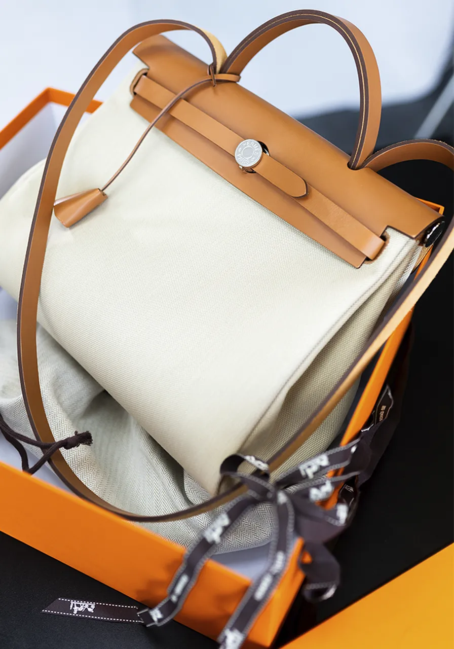 Hermès Toile Herbag Zip 31