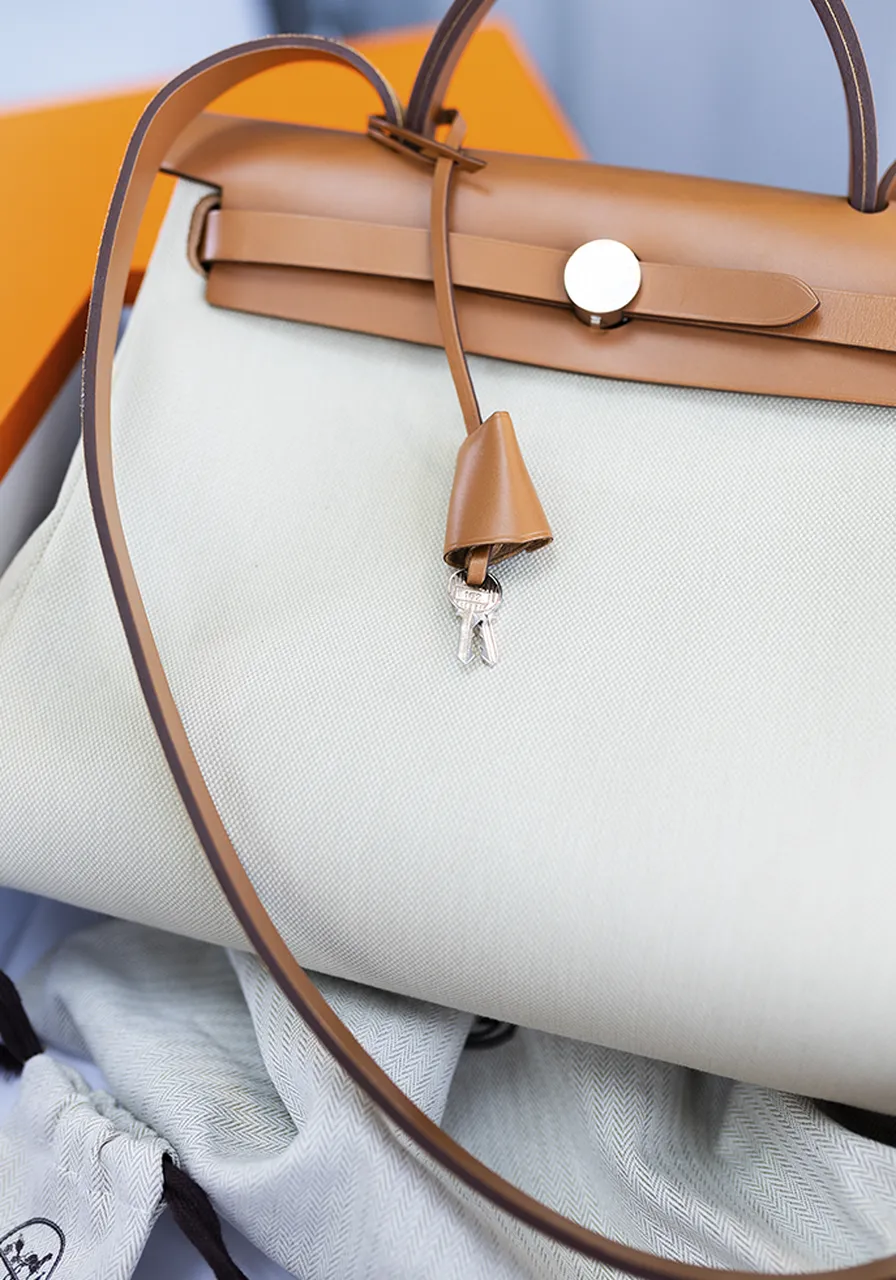 Hermès Toile Herbag Zip 31