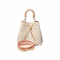 Louis Vuitton Damier Azur Braided Neonoe MM Peach Cream - imagem 1