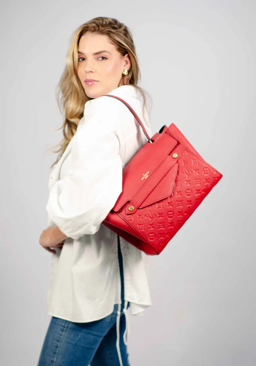 Louis Vuitton Monogram Empreite Trocadero Hand Bag