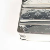 Louis Vuitton Monogram Mirror Handle Trunk Silver  - imagem 5