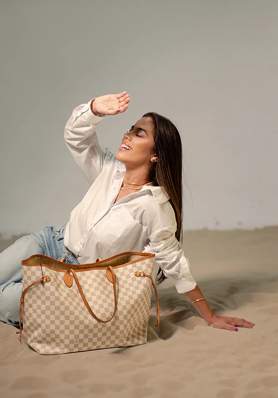 Louis Vuitton Neverfull Damier Azur GM