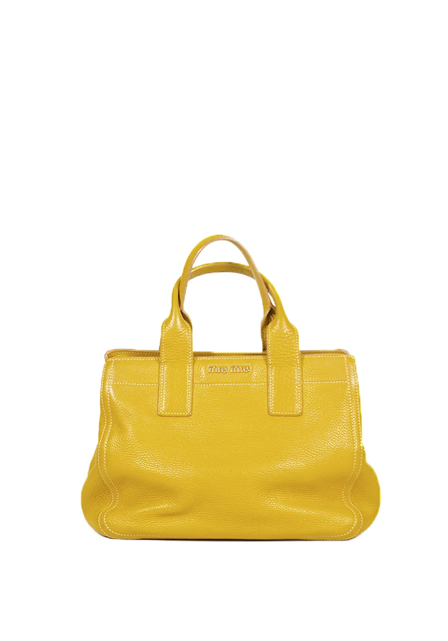 Miu Miu Leather Satchel Bag 