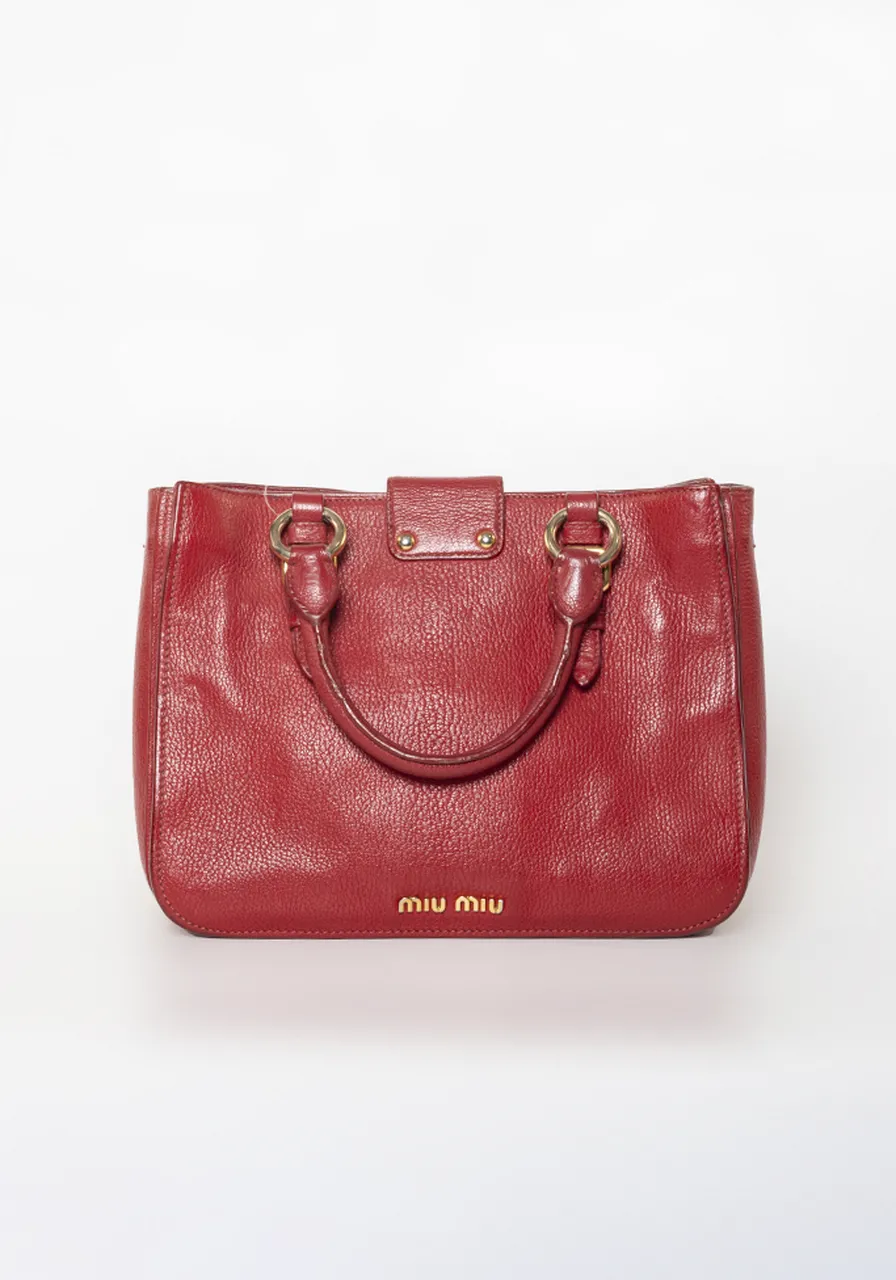 Miu Miu Madras Lock Bag 