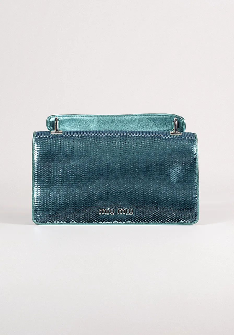 Miu Miu Paillettes Sequin Cleo 