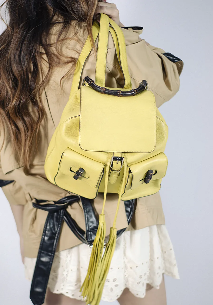 Mochila Gucci Bamboo Cellarius 