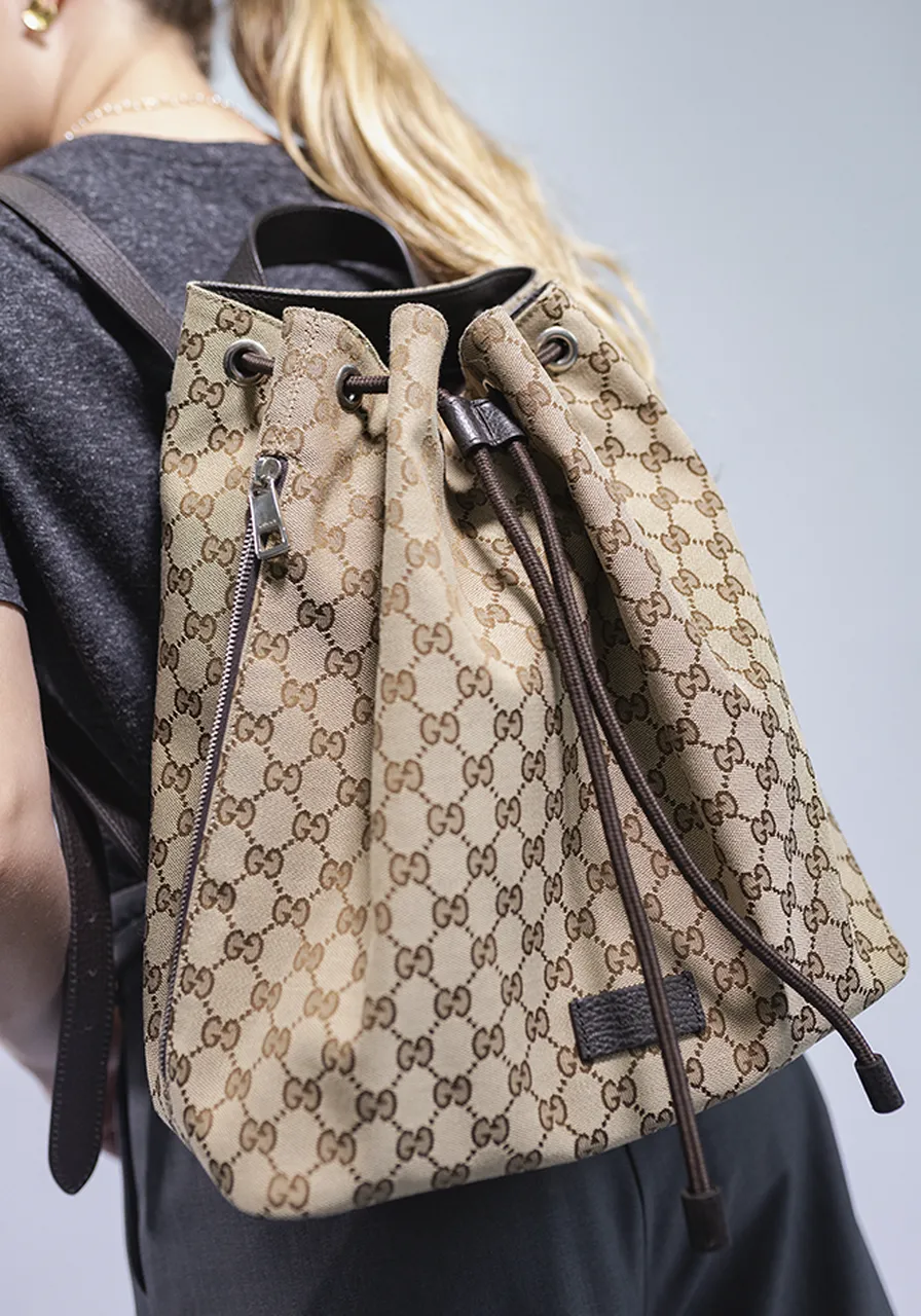 Mochila Gucci GG Canvas