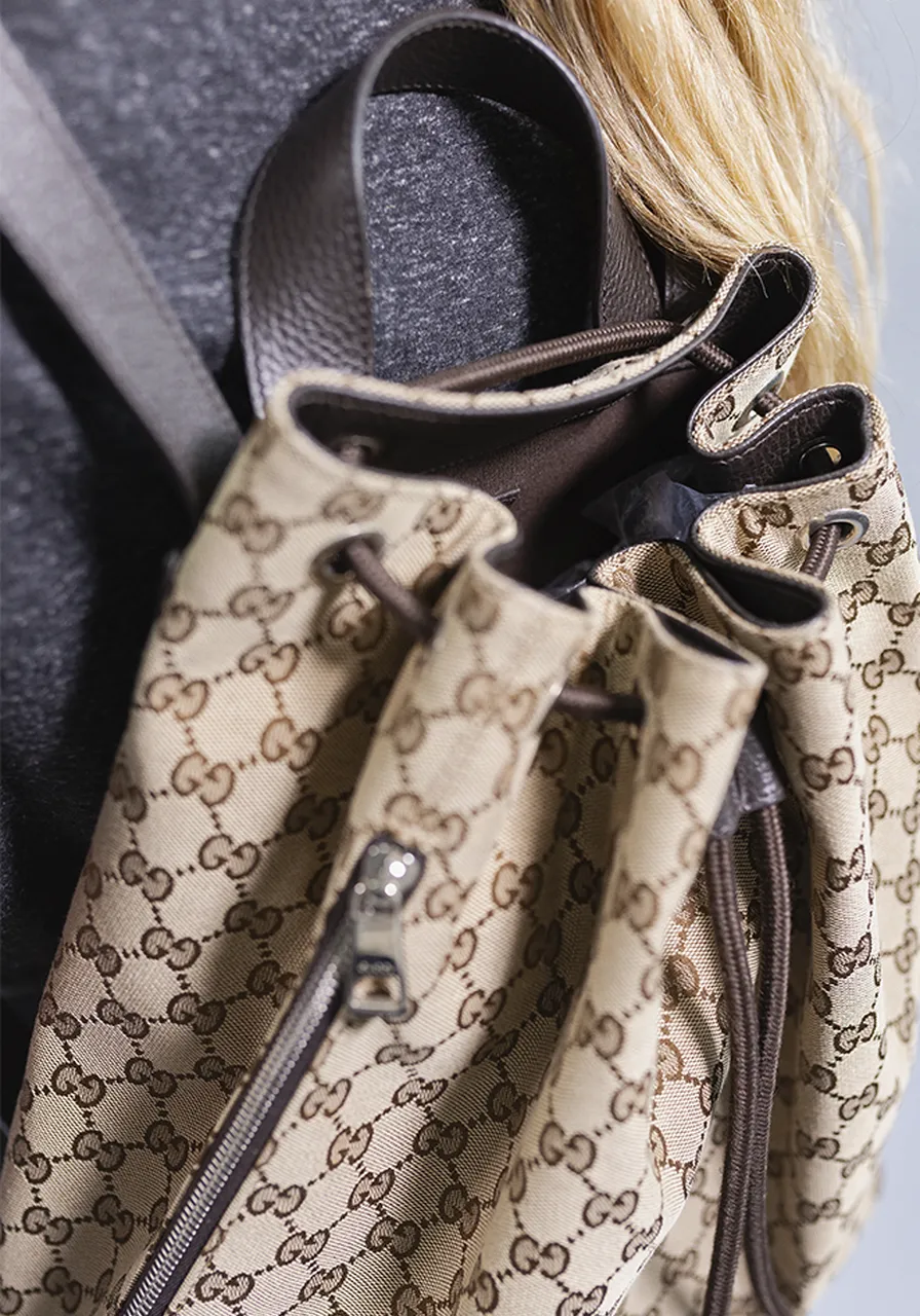 Mochila Gucci GG Canvas