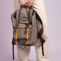 Mochila Gucci Soft GG Supreme  - imagem 2