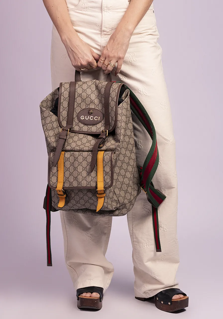 Mochila Gucci Soft GG Supreme 