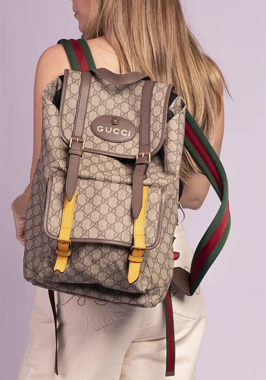 Mochila Gucci Soft GG Supreme 