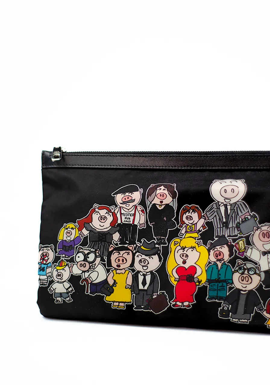 Necessaire Dolce & Gabbana Mister Pig Preta