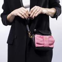 Prada Nappa Fiocco Bow Crossbody Clutch  - imagem 2