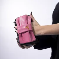 Prada Nappa Fiocco Bow Crossbody Clutch  - imagem 6