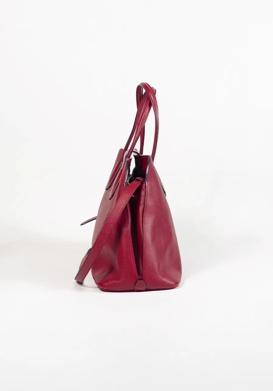 Prada Double Handle Saffiano Cuir