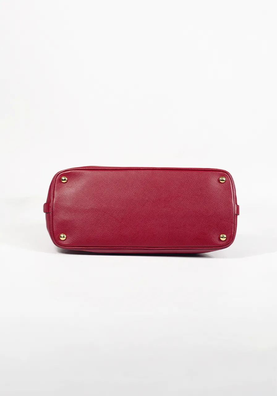 Prada Double Handle Saffiano Cuir