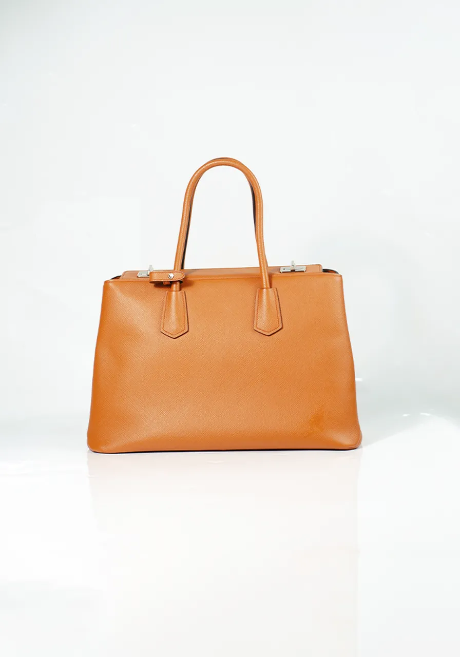 Prada Saffiano Cuir Twin Tote
