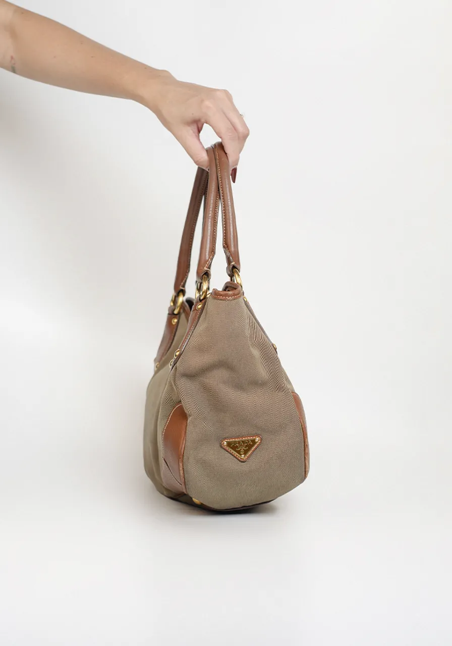 Prada Jacquard Logo Bag 