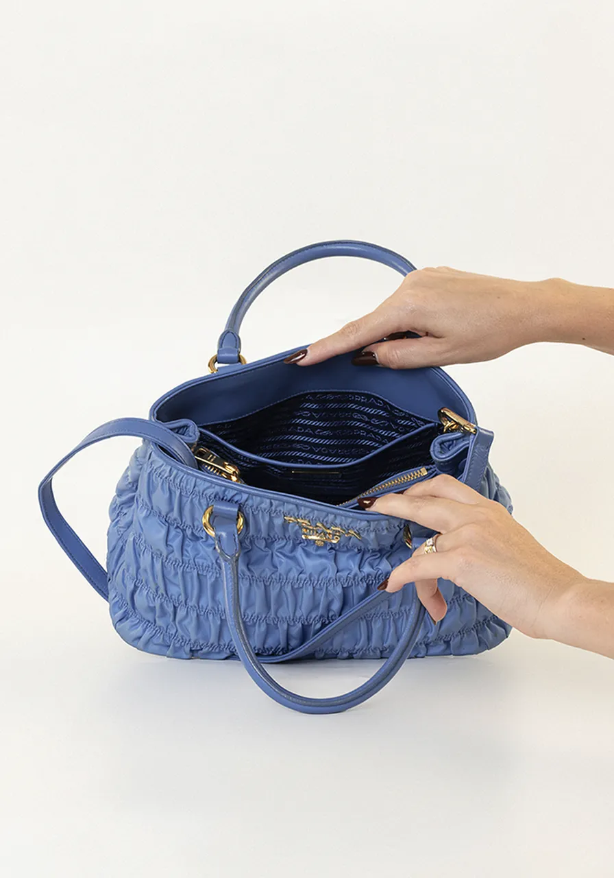 Prada Ladies Tessuto Gaufre 