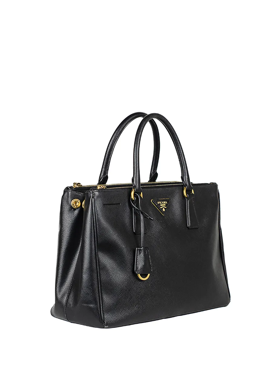 Prada Medium Saffiano Lux Galleria Satchel